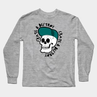 Skullman Skate & Destroy Long Sleeve T-Shirt